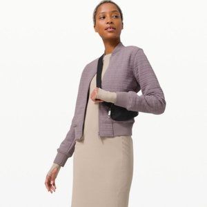 Lululemon Serene Travels Bomber Jacket- Size 6- Gray